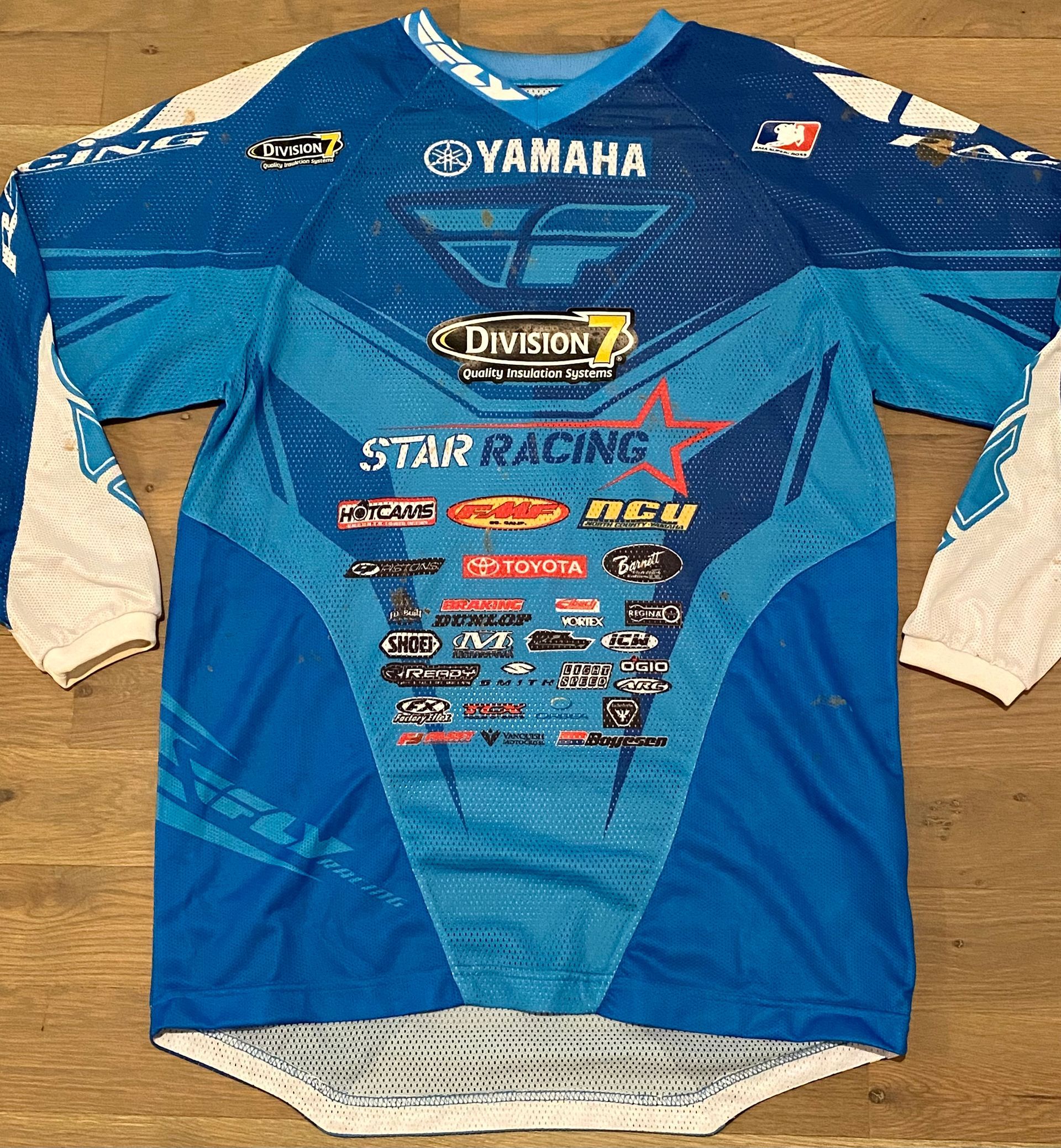 Wil Hahn Race Worn AMA Supercross Star Racing Yamaha Fly