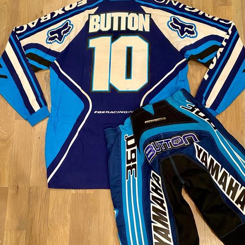Vintage Fox Jimmy Button Yamaha Supercross Kit