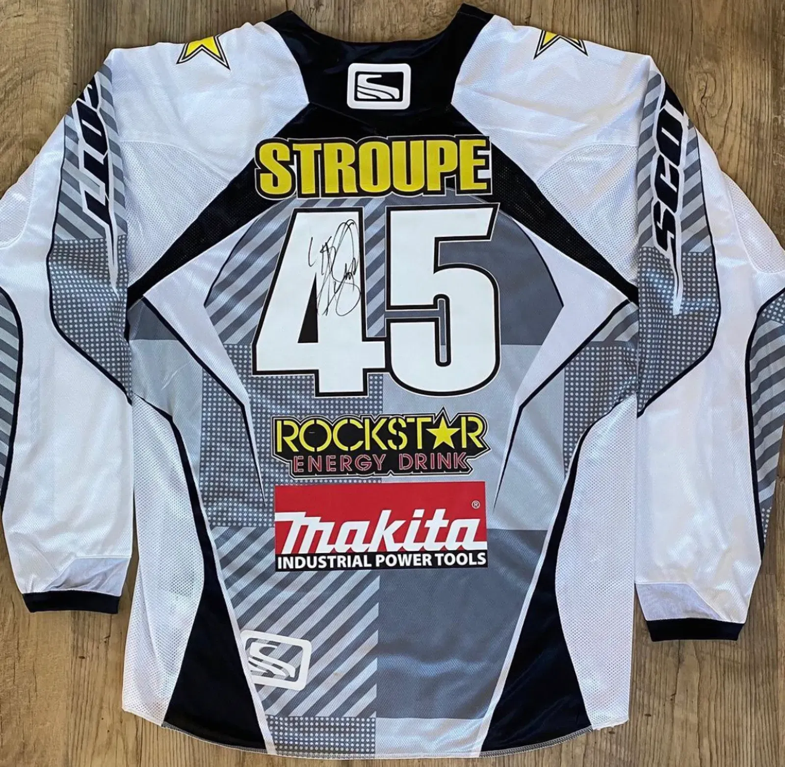 Austin Stroupe Rockstar Makita Suzuki Signed Scott Supercross Jersey