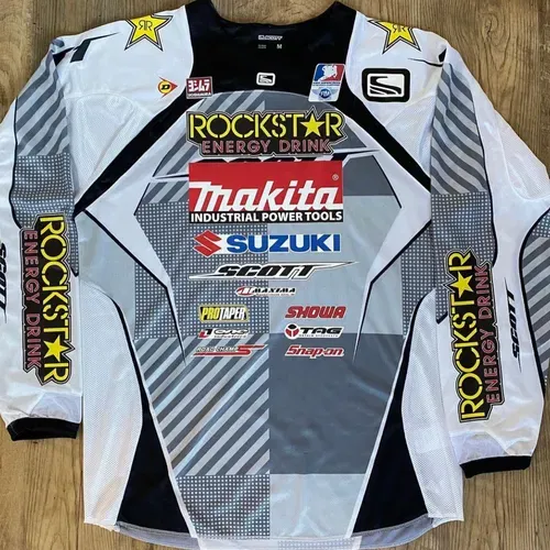 Austin Stroupe Rockstar Makita Suzuki Signed Scott Supercross Jersey