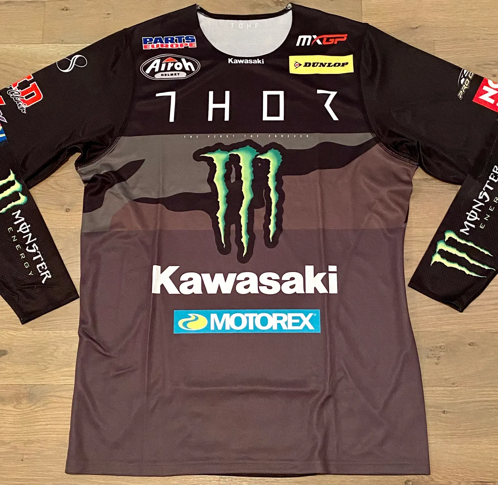 Clément Desalle　モトクロス　シャツ　KAWASAKI　モンスター Clément Desalle モトクロス シャツ KAWASAKI モンスター