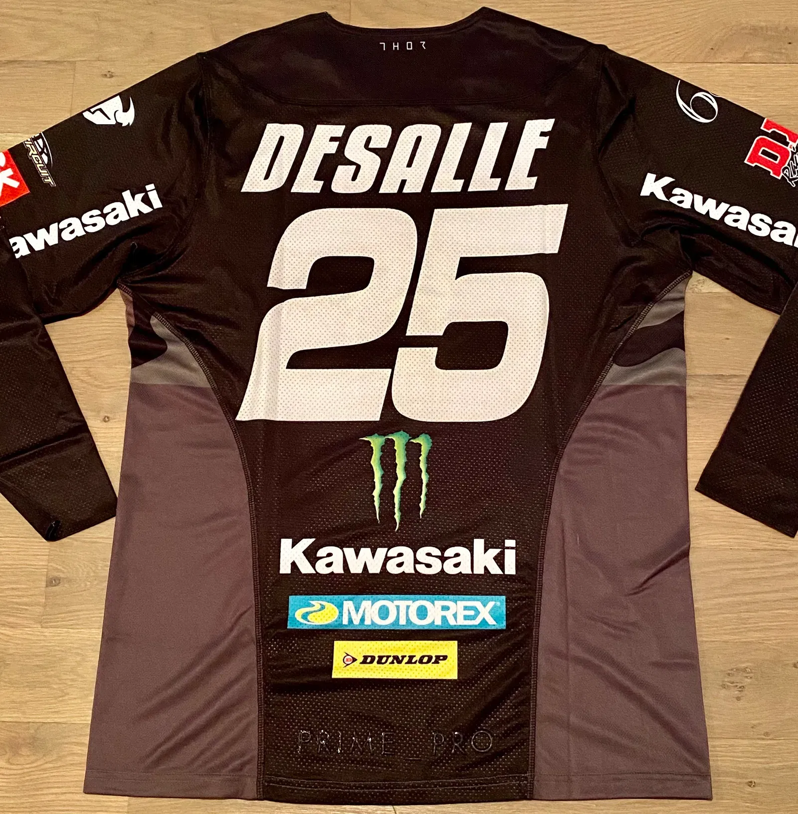 Clément Desalle　モトクロス　シャツ　KAWASAKI　モンスター Clément Desalle モトクロス シャツ KAWASAKI モンスター