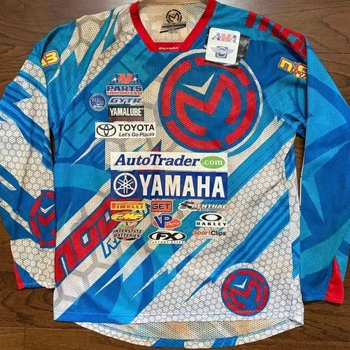 Phil Nicoletti Race Worn And Signed Yamaha Jersey