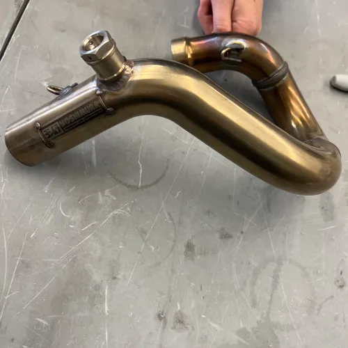 Stainless yoshi RS-4 Header With Bung For 16-18 Fc250 And Ktm 250sxf 
