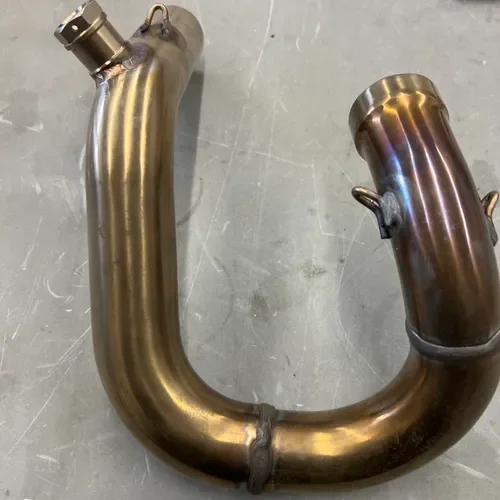 Stainless yoshi RS-4 Header With Bung For 16-18 Fc250 And Ktm 250sxf 
