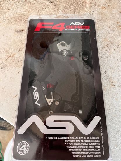 asv f4 series shorty brake and clutch levers