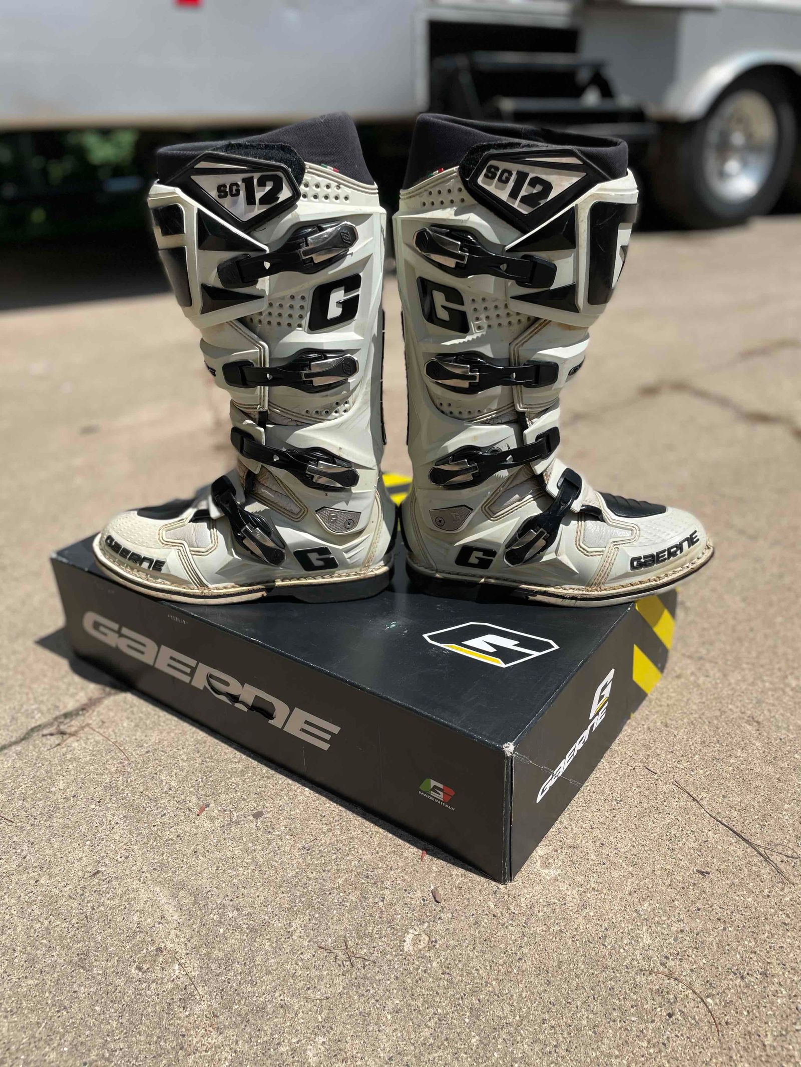 Motocross boots size 8 2025
