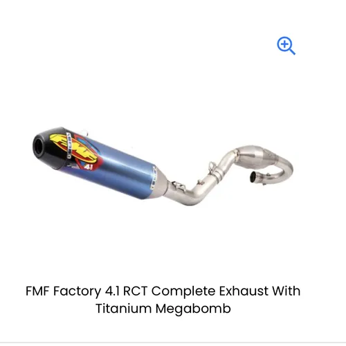 FMF Factory 4.1 RCT full system with titanium megabomb 