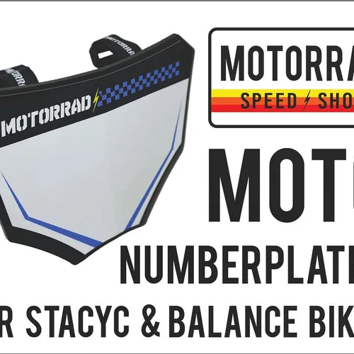 Stacyc Moto Plate With Custom Background