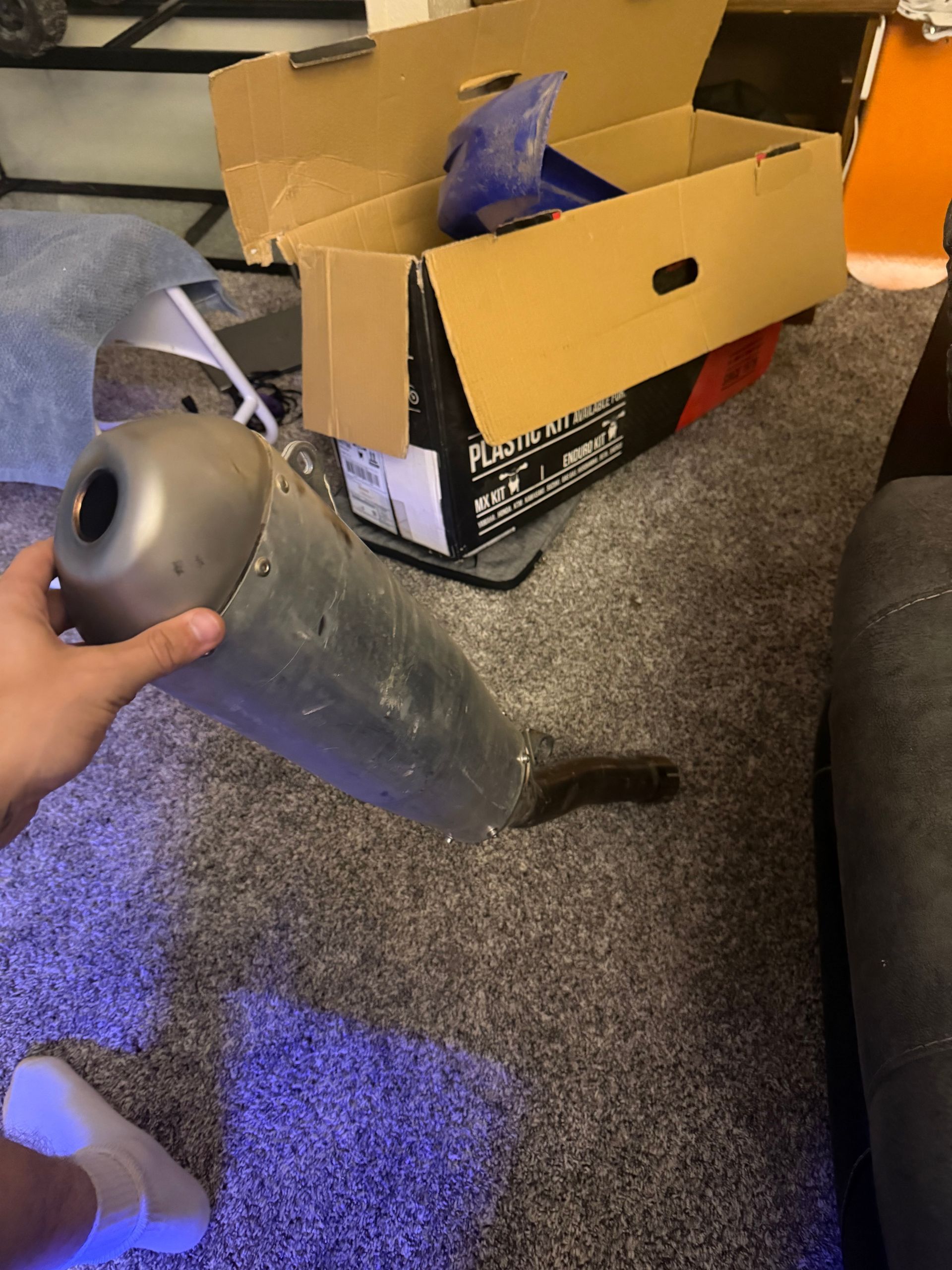 Stock Exhaust To A 2018 Yz450f 