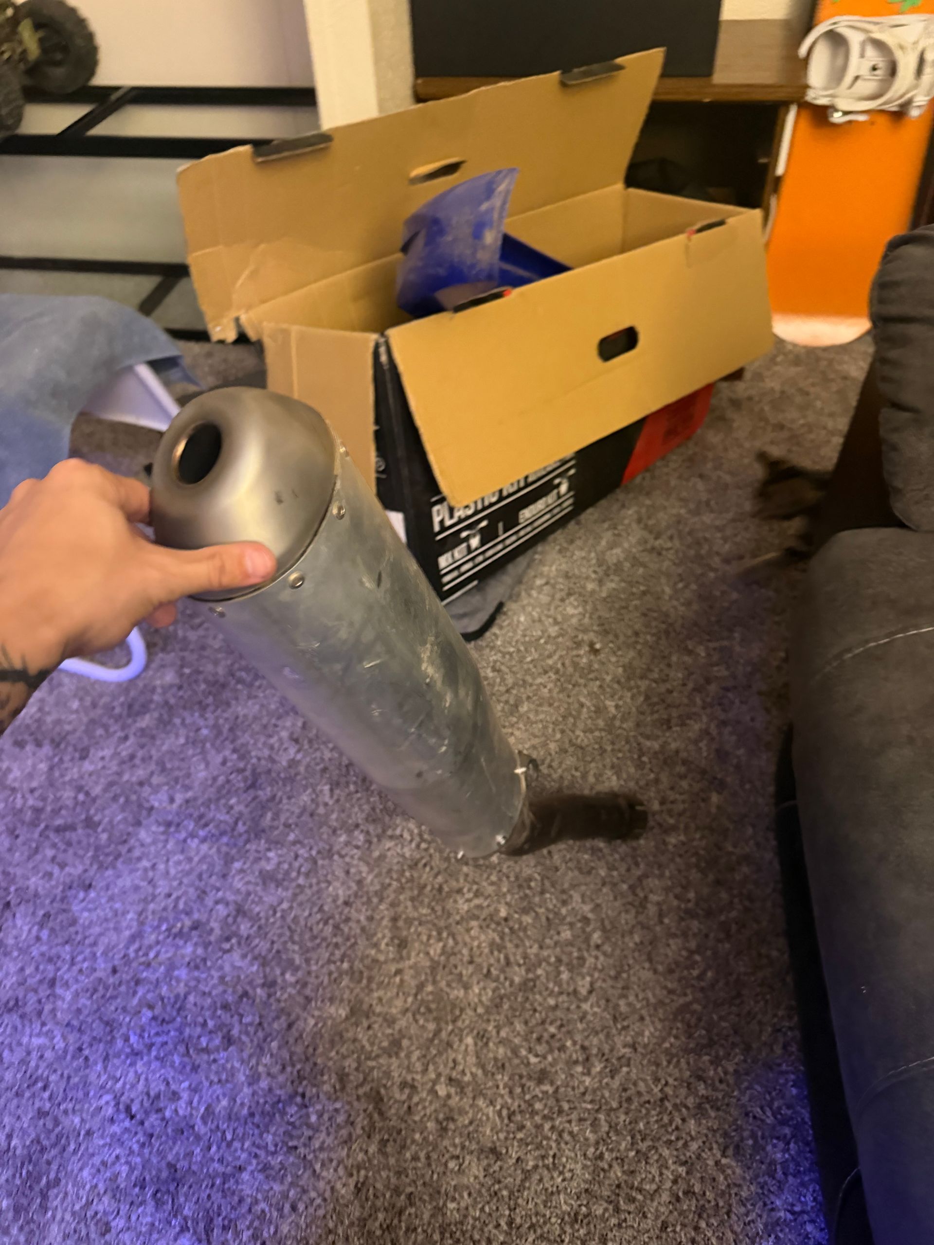 Stock Exhaust To A 2018 Yz450f 