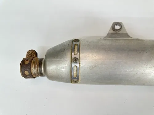 OEM 06 07 08 09 HONDA CRF250R STOCK LEFT EXHAUST PIPE MUFFLER SILENCER SLIP ON