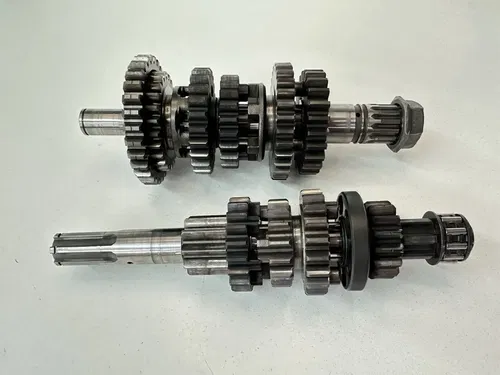 #3 OEM 89-97 KAWASAKI MOJAVE 250 ENGINE MOTOR TRANS TRANSMISSION SHAFT & GEARS