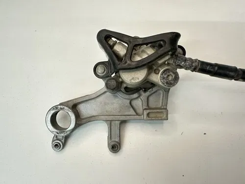 USED OEM 05-17 HONDA CRF250R CRF250X REAR BRAKE MASTER CYLINDER & CALIPER ASSY