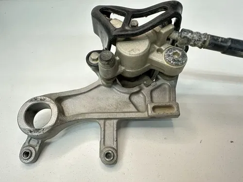 USED OEM 05-17 HONDA CRF250R CRF250X REAR BRAKE MASTER CYLINDER & CALIPER ASSY