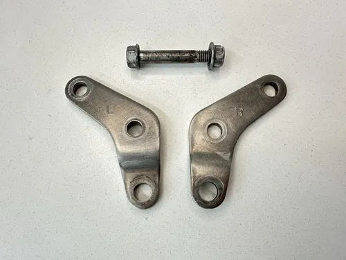 USED OEM 06 07 08 KAWASAKI KX250F TOP UPPER MOTOR ENGINE MOUNTS BRACKETS HANGERS