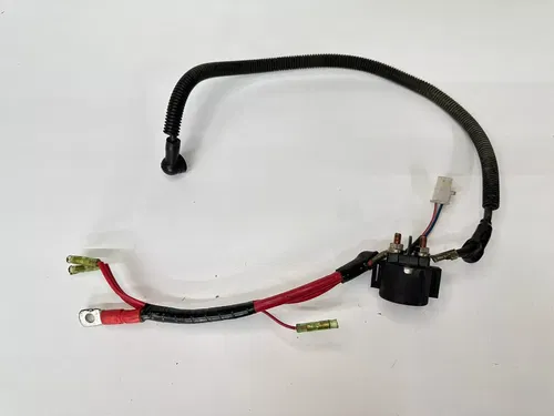 USED 97-02 YAMAHA 350 WOLVERINE 4X4 STARTER MOTOR RELAY W CABLES