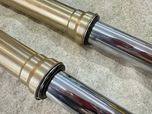 OEM 05 06 07 SUZUKI RMZ 450 RMZ450 LEFT & RIGHT FRONT FORKS SUSPENSION SET PAIR