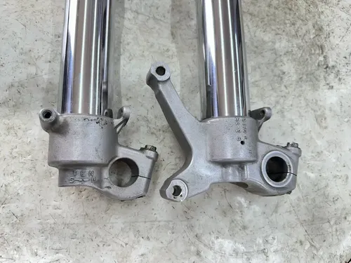 OEM 05 06 07 SUZUKI RMZ 450 RMZ450 LEFT & RIGHT FRONT FORKS SUSPENSION SET PAIR