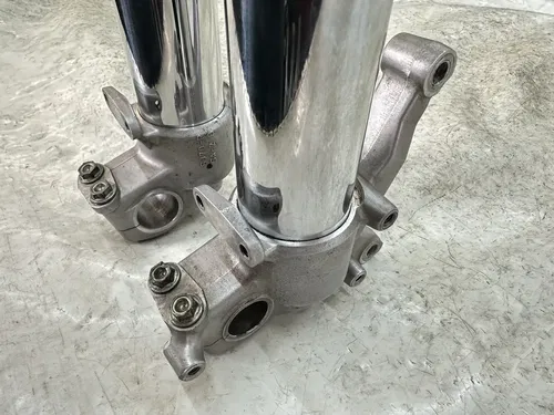 OEM 05 06 07 SUZUKI RMZ 450 RMZ450 LEFT & RIGHT FRONT FORKS SUSPENSION SET PAIR