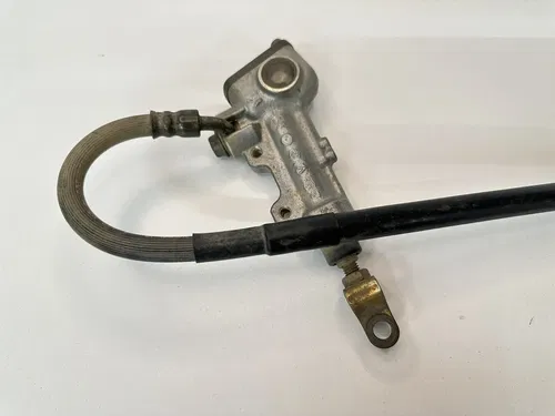 OEM 06 07 08 KAWASAKI KX450F REAR BRAKE CALIPER & MOUNT W MASTER CYLINDER & LINE