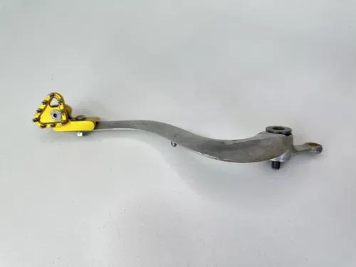 USED 04 05 KAWASAKI KX250F 04-06 RMZ 250 REAR BRAKE PEDAL W GOLD TIP CLAW