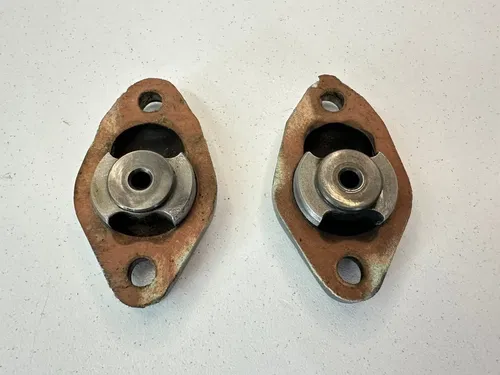 #2 OEM 90-99 HONDA CR 125 CR125 CR125R CYLINDER TOP POWER VALVE COVERS SET PAIR