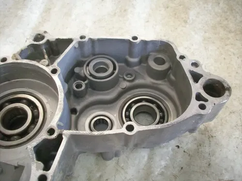 USED OEM 90 1990 91 1991 KAWASAKI KDX 200 LEFT SIDE ENGINE CASE CRANKCASE