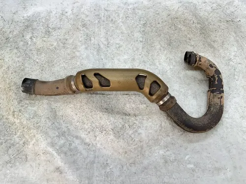 USED OEM 08 09 10 OUTLAW 525 S / 450 MXR EXHAUST HEADER HEAD PIPE W HEAT SHIELD