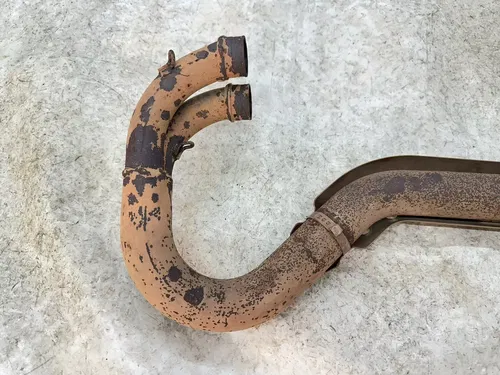 USED OEM 08 09 10 OUTLAW 525 S / 450 MXR EXHAUST HEADER HEAD PIPE W HEAT SHIELD