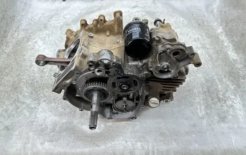 03 2003 YAMAHA 660 GRIZZLY ENGINE MOTOR BOTTOM END CRANKCASE CRANKSHAFT & TRANS