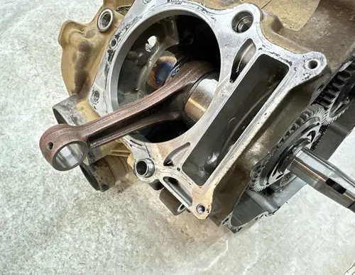 03 2003 YAMAHA 660 GRIZZLY ENGINE MOTOR BOTTOM END CRANKCASE CRANKSHAFT & TRANS