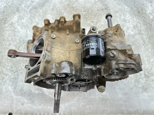 03 2003 YAMAHA 660 GRIZZLY ENGINE MOTOR BOTTOM END CRANKCASE CRANKSHAFT & TRANS