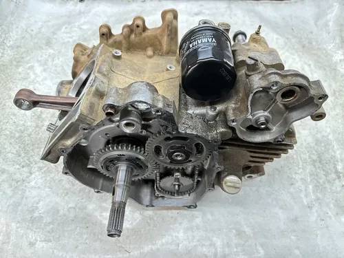 03 2003 YAMAHA 660 GRIZZLY ENGINE MOTOR BOTTOM END CRANKCASE CRANKSHAFT & TRANS