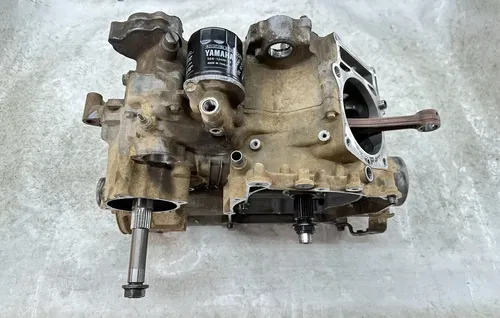 03 2003 YAMAHA 660 GRIZZLY ENGINE MOTOR BOTTOM END CRANKCASE CRANKSHAFT & TRANS