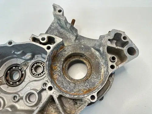 USED OEM 90 1990 KAWASAKI KX 125 KX125 LEFT SIDE ENGINE MOTOR CASE CRANKCASE