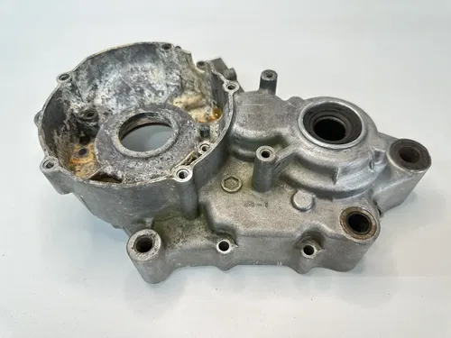 USED OEM 90 1990 KAWASAKI KX 125 KX125 LEFT SIDE ENGINE MOTOR CASE CRANKCASE
