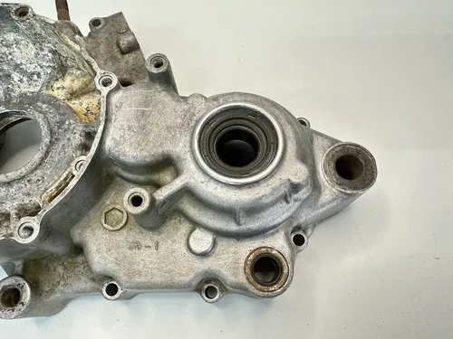 USED OEM 90 1990 KAWASAKI KX 125 KX125 LEFT SIDE ENGINE MOTOR CASE CRANKCASE