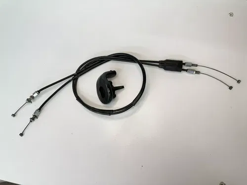 USED OEM 07 08 09 HONDA CRF250R CRF 250R UPPER & LOWER THROTTLE HOUSING & CABLES