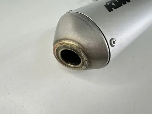 USED OEM 19 20 21 22 KTM 250 SX STOCK EXHAUST PIPE MUFFLER SILENCER 55505079100