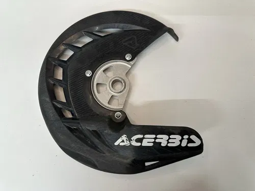 02-23 HONDA CR 125 250 CRF250R CRF450R ACERBIS BLACK BRAKE DISC GUARD COVER