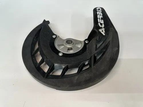 02-23 HONDA CR 125 250 CRF250R CRF450R ACERBIS BLACK BRAKE DISC GUARD COVER