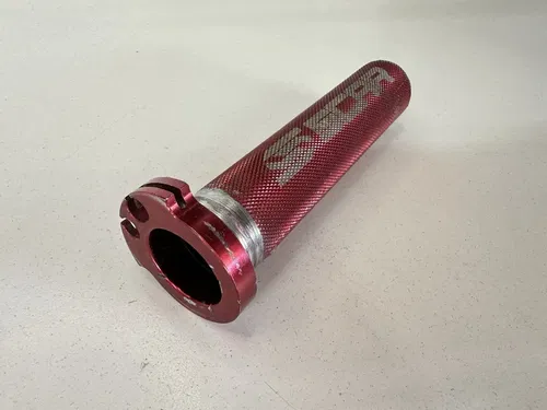 OEM 04-20 KAWASAKI KX250F KX450F RED SCAR ALUMINUM THROTTLE TUBE W BEARING