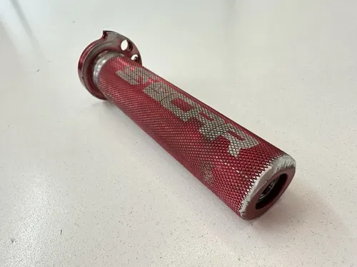 OEM 04-20 KAWASAKI KX250F KX450F RED SCAR ALUMINUM THROTTLE TUBE W BEARING