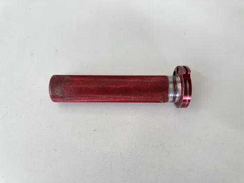 OEM 04-20 KAWASAKI KX250F KX450F RED SCAR ALUMINUM THROTTLE TUBE W BEARING