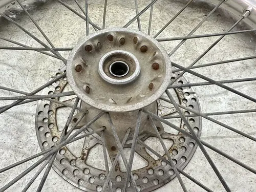 OEM 89-95 SUZUKI RM125 RM250 RM 125 250 COMPLETE 21" FRONT WHEEL RIM & HUB ASSY