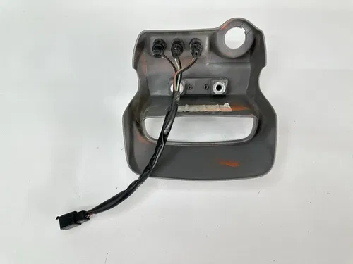 OEM 88-00 HONDA TRX 300 TRX300FW FOURTRAX GRAY HANDLEBAR DASH COVER W LIGHTS