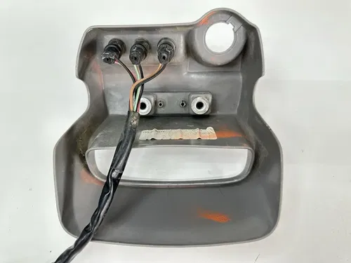OEM 88-00 HONDA TRX 300 TRX300FW FOURTRAX GRAY HANDLEBAR DASH COVER W LIGHTS