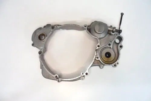 OEM 00 01 02 KAWASAKI KX 125 RIGHT INNER CRANKCASE COVER W POWER VALVE LINKAGE
