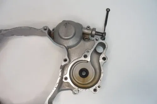 OEM 00 01 02 KAWASAKI KX 125 RIGHT INNER CRANKCASE COVER W POWER VALVE LINKAGE